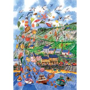Gibson s Flotsam and Jetsam Extra Large Pieces 300 Piece Jigsaw Puzzle