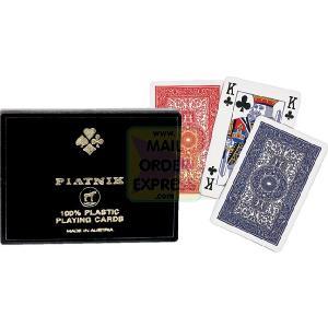 Gibson s Piatnik Cards 100 Plastic Playing Cards