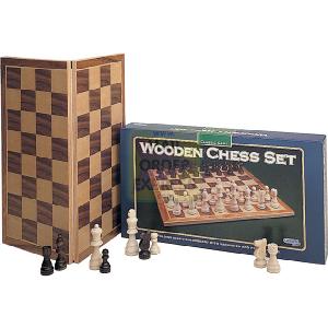 Gibson s Wooden Chess Set 3 Inch King