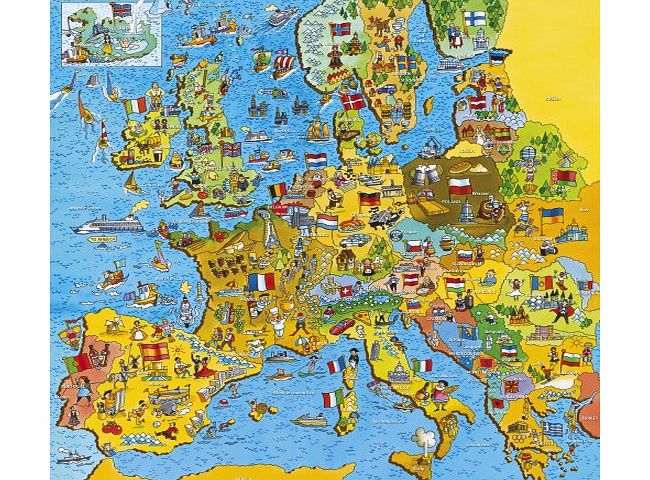 Gibsons Games Gibsons Jigmap Europe jigsaw puzzle (200 pieces, age 7 )