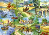Gibsons Games Gibsons puzzle - Green and Pleasant Land 500 extra large pieces