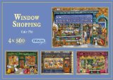 Gibsons Games Gibsons Puzzle - Window Shopping (4x500 pieces)