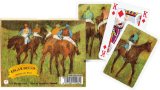 Gibsons Games Piatnik Playing Cards - Degas - Before the Race, double deck