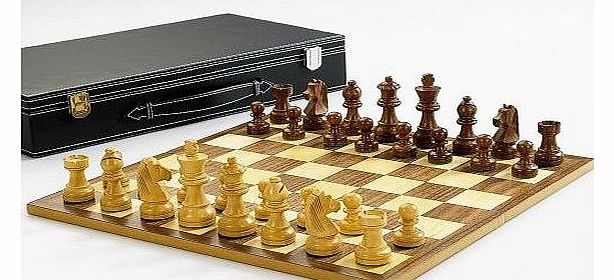 Gibsons Wooden Chess set with 3`` King