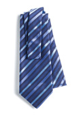 Gieves and Hawkes Thin Contrast Stripe Tie