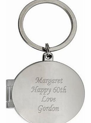 Gift Cookie Laser Engraved Personalised Photo Keyring - Unique Birthday Present