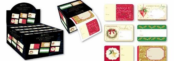 Box 150 Self Adhesive Christmas Gift Labels