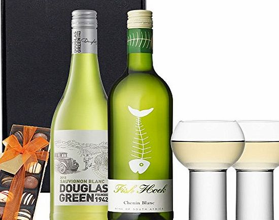 Gifts2Drink South African White Wine Gift Set with Hand Crafted Gifts2Drink Tag