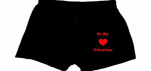 GIFTSEARCH Be My Valentine Novelty Boxer Shorts - XL 39-42`` (XNBS007)