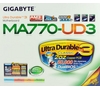 GIGABYTE GA-MA770-UD3 AMD 770   SB710 ATX Motherboard -