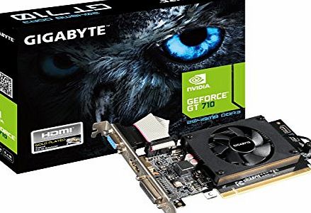 Gigabyte GV-N710D3-2GL NVIDIA GeForce GT 710 PCI Express 2.0 2 GB Graphics Card - Multi-Colour
