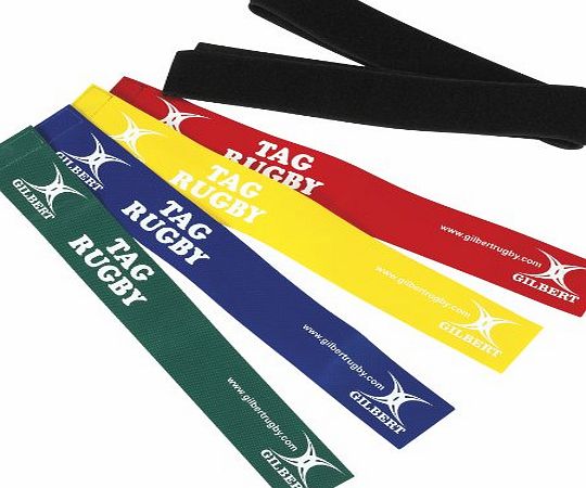 Gilbert Rugby Tag Belts (Red,Senior)