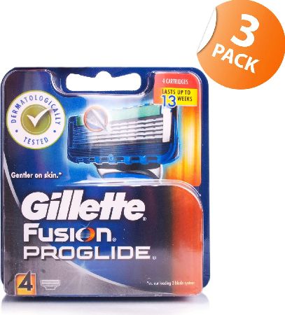 Gillette, 2102[^]0105460 Fusion Proglide Razor Blades - 12