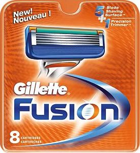 Gillette, 2041[^]10055098 Fusion Razor Blades 8 Pack 10055098