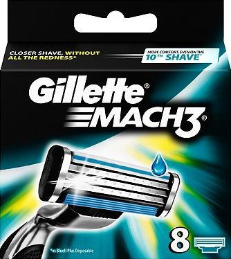 Gillette, 2041[^]10007508 Mach 3 Replacement Razor Blades - 8