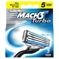 Gillette MACH3 TURBO BLADES (5 BLADES)