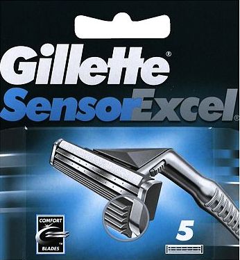 Gillette, 2041[^]10017584 Sensor Excel Replacement Razor Blades 5