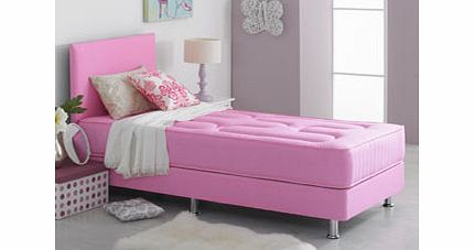 Giltedge Beds Ruby Pink 3FT Single Divan Bed