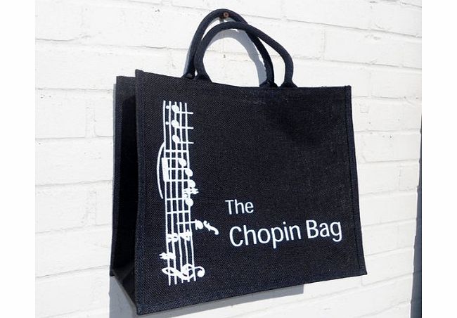 Ginger Interiors Jute Bag - The Chopin Bag - Eco Friendly Reusable Shopping Bag