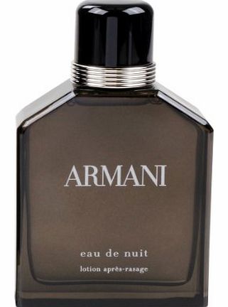 Eau de Nuit Pour Homme by Giorgio Armani Aftershave Lotion 100ml