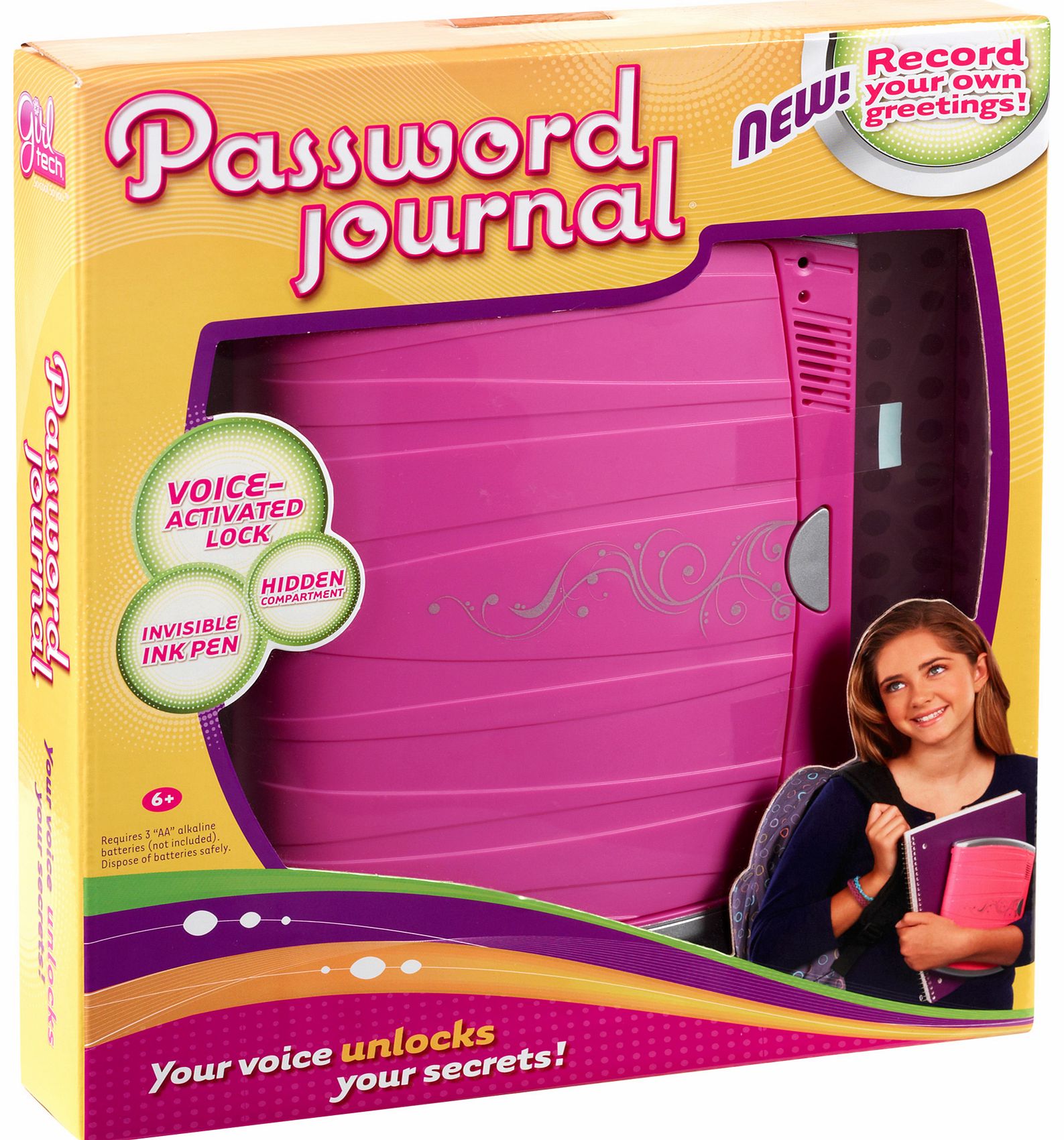 Girl Tech Password Journal