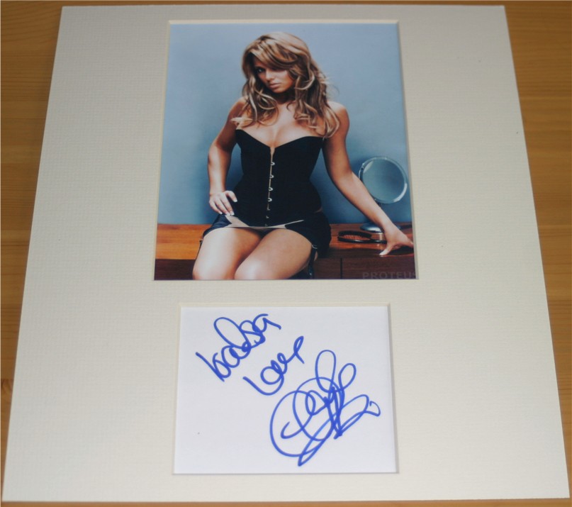 - CHERYL SIGNATURE MOUNTED WITH
