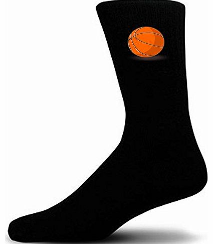 Glam Novelty Socks - New Range 06.08.2014 Black Socks With 3D Basketball. Perfect for that gift for that special person in your life. Like the