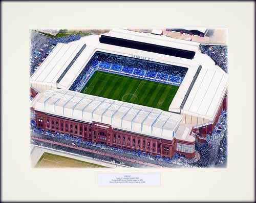 Glasgow Rangers - Stadium Print