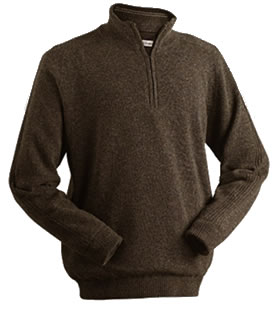 Glenbrae Golf Europa Lined Sweater Mocca