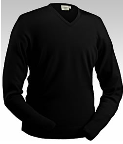 glenbrae Golf Fine Merino Sweater Black