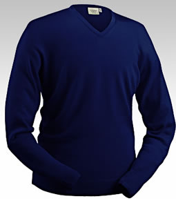 Glenbrae Golf Fine Merino Sweater Navy
