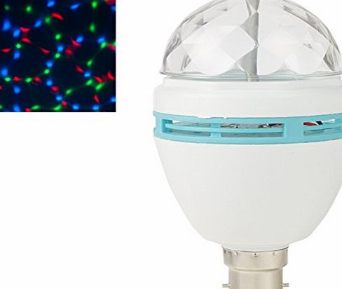 Global Gizmos 45570 B22 Bayonet Cap 1 W LED Disco Party Light Bulb