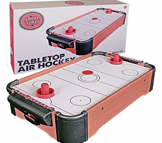 Global Gizmos Mini Table Top Air Hockey Game