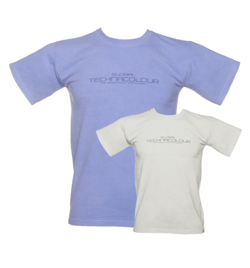 Mens Blue To White Heat Sensitive T-Shirt