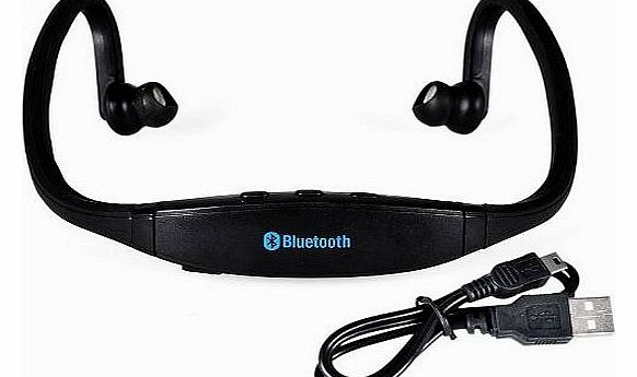 Globalebuy High-Definition Wireless Bluetooth Headphones Sports Headset for iPhone 4 4S 5S Samsung HTC Smartphone