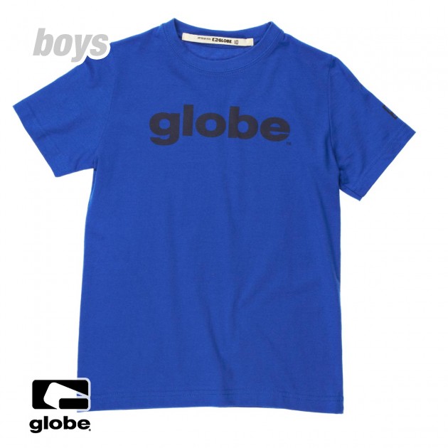 Boys Globe Global T-Shirt - Royal