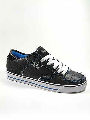 Haslam Sabaton Skate Shoes - Black/Denim/Cobalt