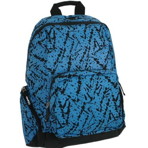 Mens GLOBE Dee Three Backpack Black / Blue