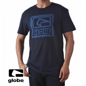 T-Shirts - Globe Buckshot T-Shirt - Navy