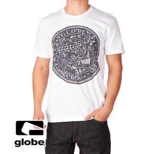 T-Shirts - Globe Currency T-Shirt - White