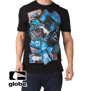T-Shirts - Globe Luster T-Shirt - Black