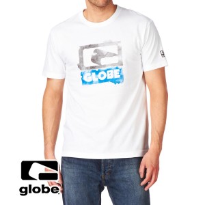 T-Shirts - Globe Stained T-Shirt - White
