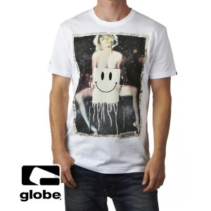T-Shirts - Globe Tempesta T-Shirt - White
