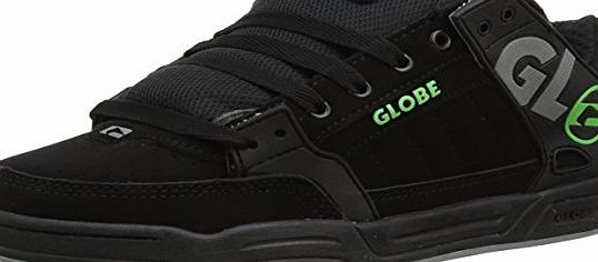 Globe Tilt, Men Skateboarding Shoes, Black (Black/Grey/Green), 9 UK (43 EU)