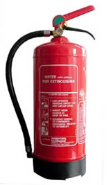 Gloria W6DX 6ltr Water Ecojet Fire Extinguisher