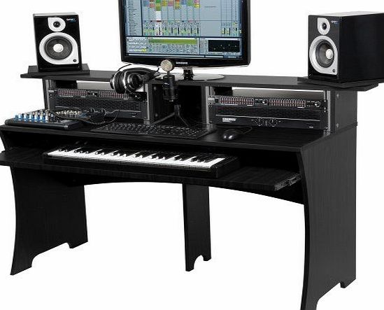 Glorious DJ  BLACK WORKBENCH Home studio accessories Studio Rack amp; Tables