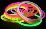 100 x 200mm x 5mm mixed colour glow stick bracelet, 7 colours