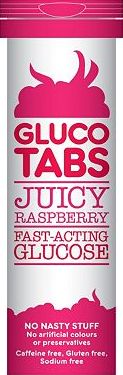 GlucoTabs, 2041[^]10072117 Glucose Tablets Raspberry - 10