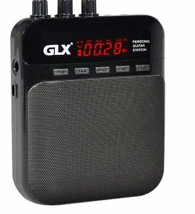 GLX PGS-5 5 WATT MINI ELECTRIC GUITAR USB RECHARGEABLE PRACTICE RECORDING AMPLIFIER