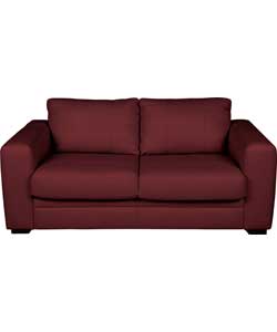 Go Create Torino Leather Sofa Bed - Red